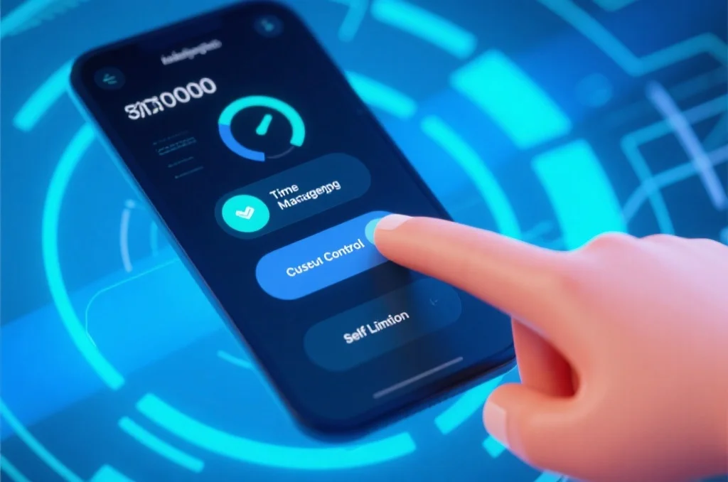 数字界面上的时间管理和预算控制工具