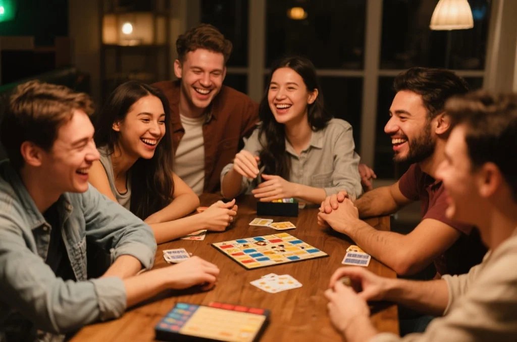 朋友们一起享受棋牌游戏