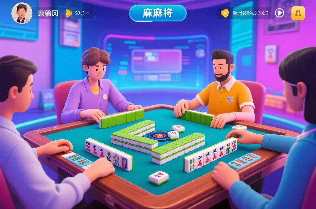 麻将胡了游戏界面示意图